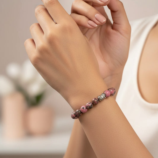 Rhodonite Bracelet 8mm