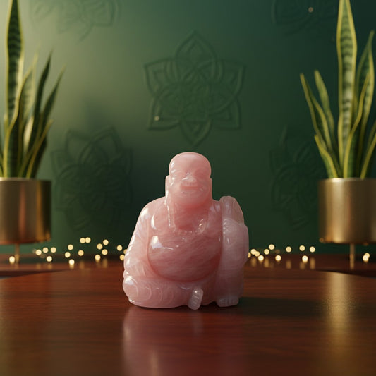 Rose Quartz Buddha