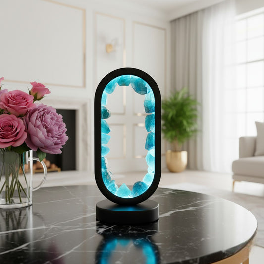 Green Fluoride Crystal LED Lamp