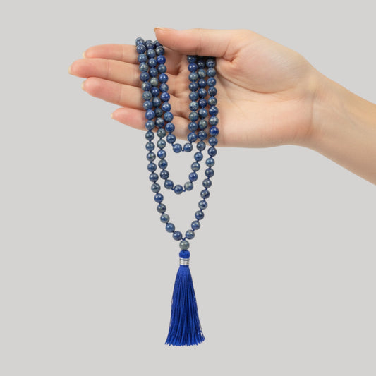 Lapis Lazuli Mala (108 beads) 8 mm
