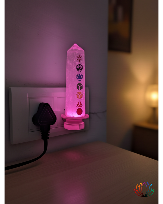 Selenite Pencil Lamp