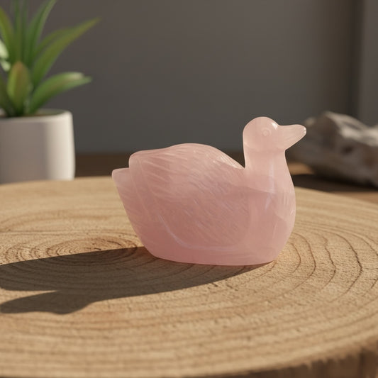 Rose Quartz Ducks