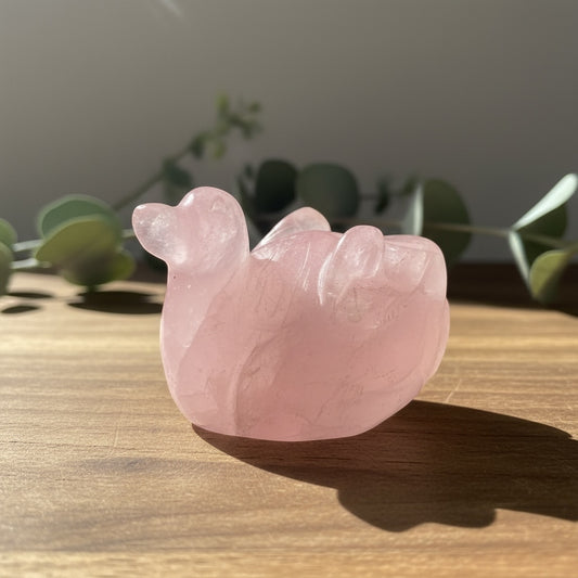 Rose Quartz Ducks