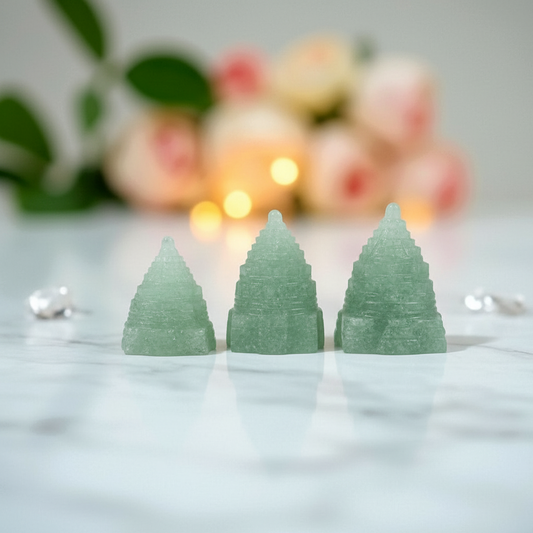 Light Green Aventurine Shri Yantra