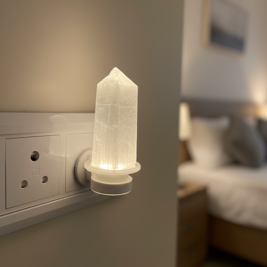 Selenite Pencil Lamp