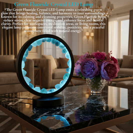 Green Fluoride Crystal LED Lamp