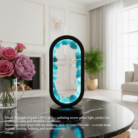 Green Fluoride Crystal LED Lamp