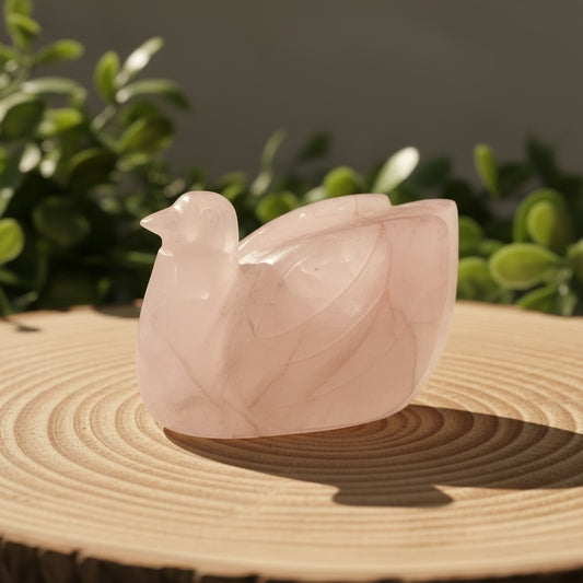 Rose Quartz Ducks