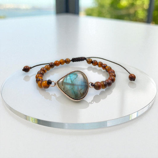 Labradorite & Tiger Eye bracelet