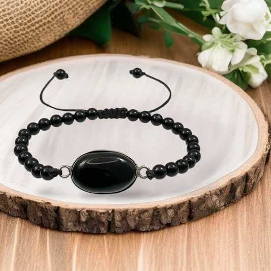Black Agate (Hakik) Bracelet