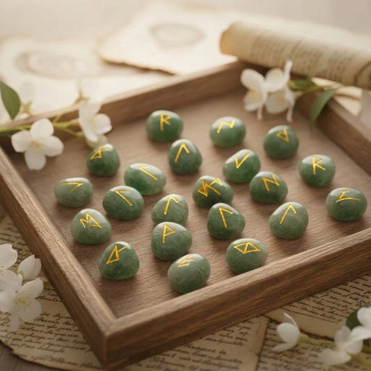 Amazonite Rune Set