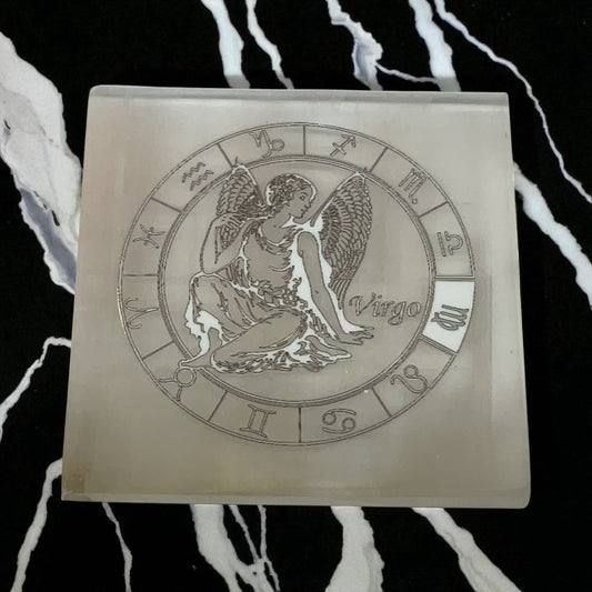 Selenite Square Charging  Plate