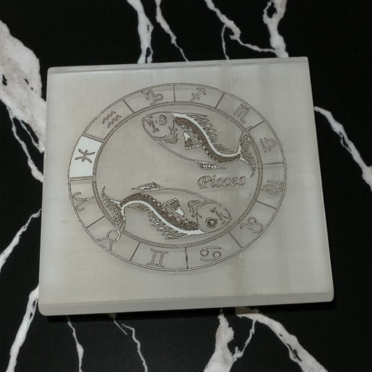 Selenite Square Charging  Plate