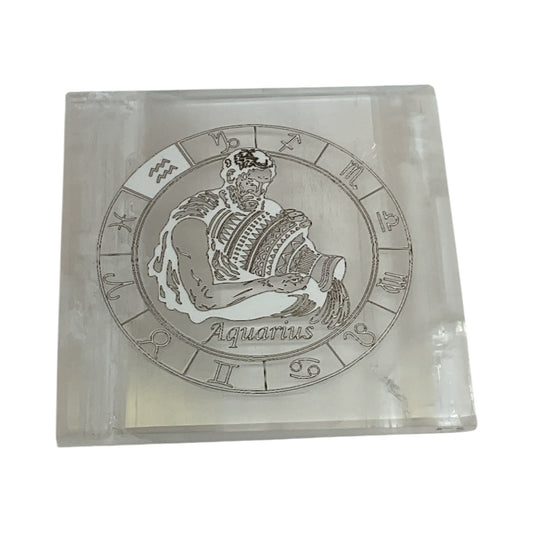 Selenite Square Charging  Plate