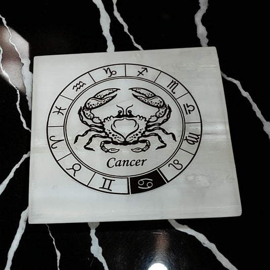 Selenite Square Charging  Plate