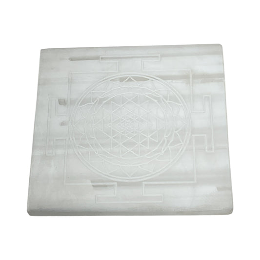 Selenite Square Charging  Plate