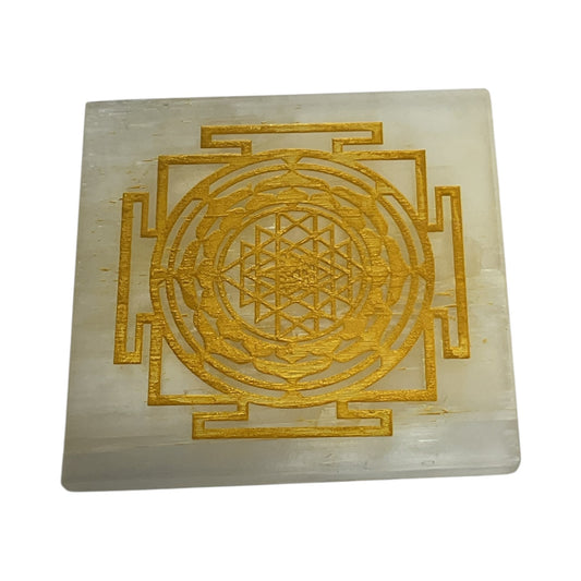 Selenite Square Charging  Plate