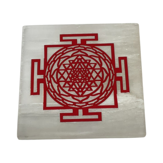 Selenite Square Charging  Plate