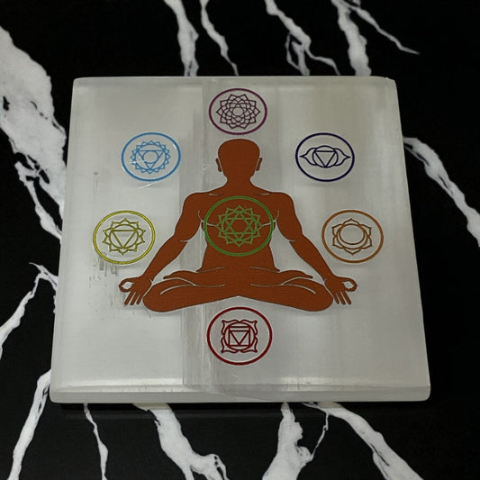 Selenite Square Charging  Plate