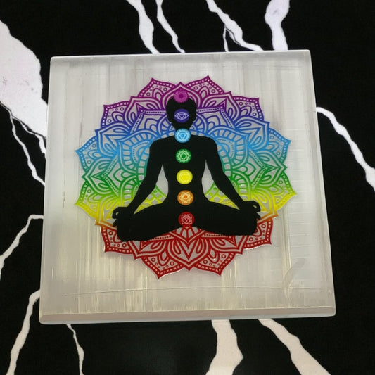 Selenite Square Charging  Plate
