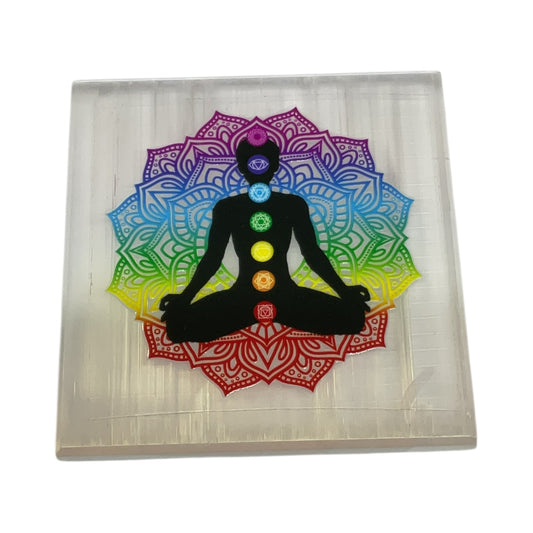 Selenite Square Charging  Plate