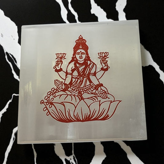 Selenite Square Charging  Plate