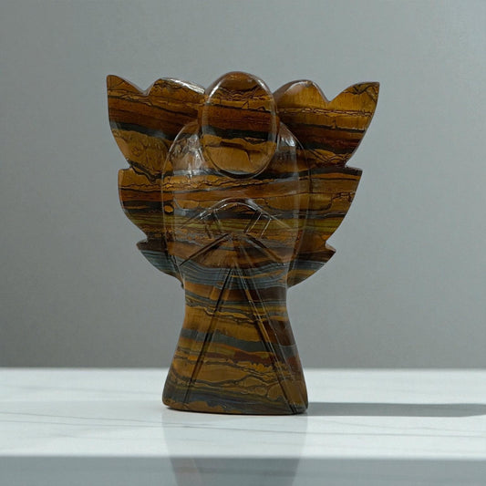 Tiger Eye Angel Statue