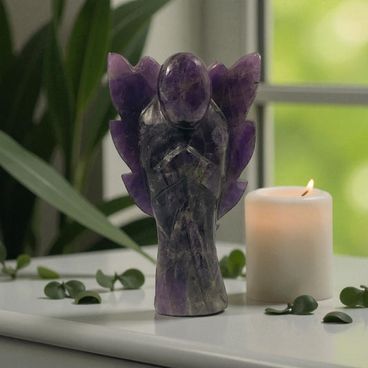 Amethyst Angel Statue