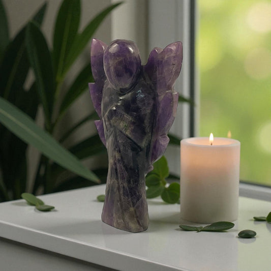 Amethyst Angel Statue