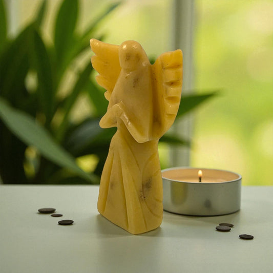 Yellow Aventurine Angel Statue