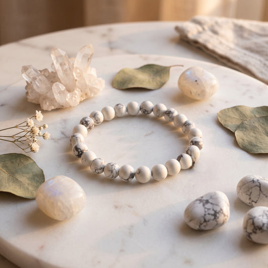Howlite Bracelet 8 MM Beads