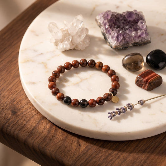 Mahogany Obsidian Bracelet 8 MM Beads
