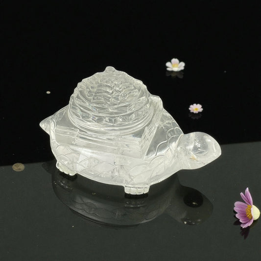 Clear Quartz Shri Yantra