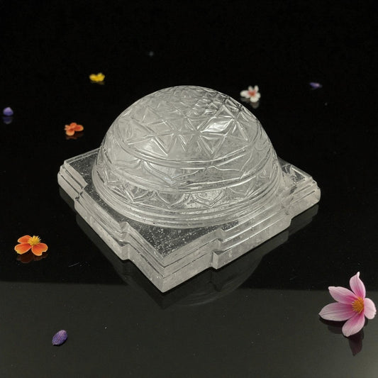 Clear Quartz Shri Yantra