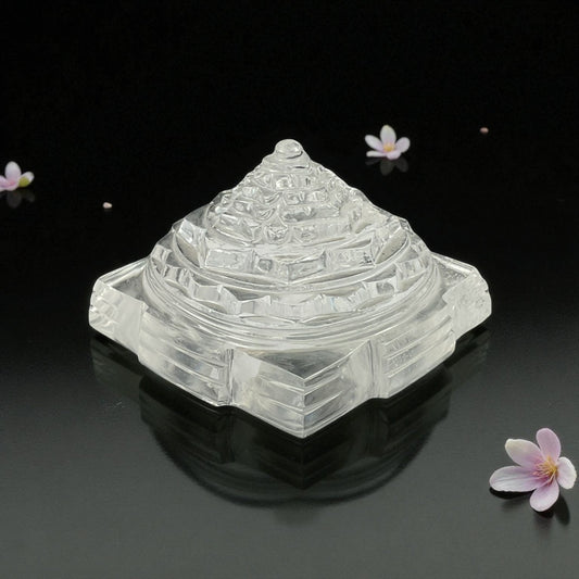 Clear Quartz Shri Yantra