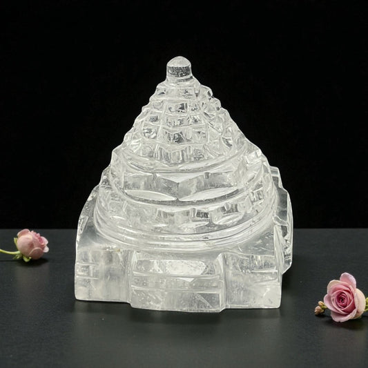Clear Quartz Shri Yantra