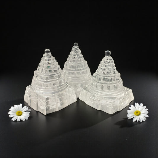 Clear Quartz Shri Yantra