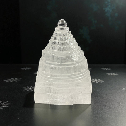 Clear Quartz Shri Yantra