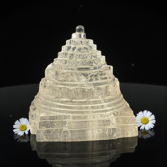 Clear Quartz Shri Yantra