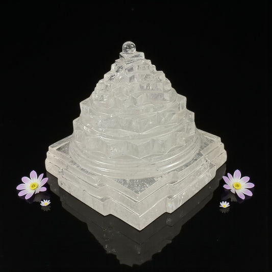 Clear Quartz Shri Yantra
