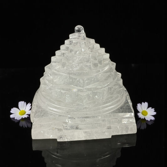 Clear Quartz Shri Yantra