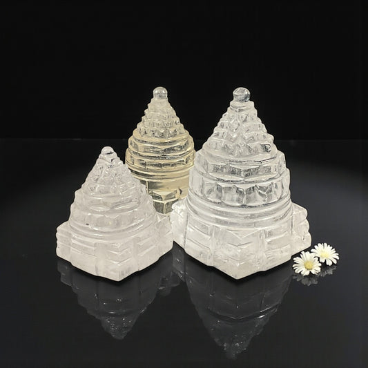 Clear Quartz Shri Yantra (BG)