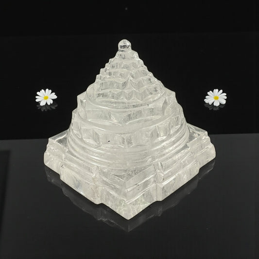 Clear Quartz Shri Yantra