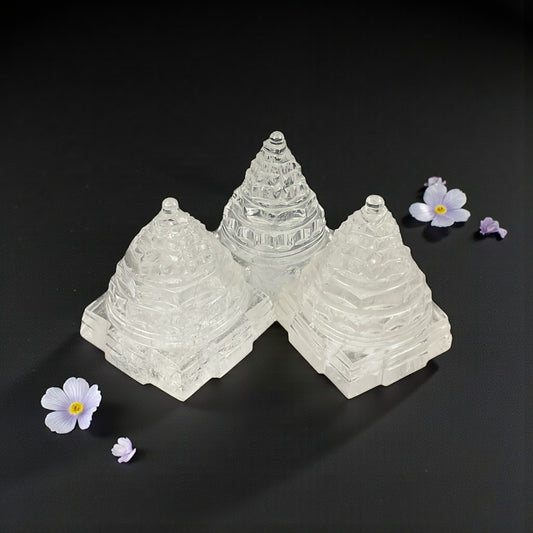 Clear Quartz Shri Yantra (CG)