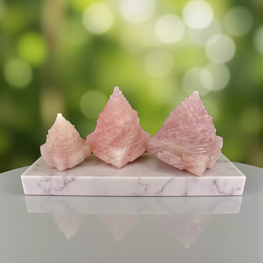 Rose Quartz Shri Yantra