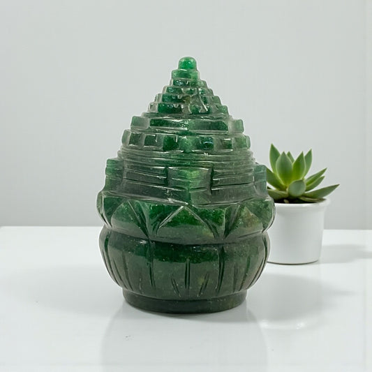 Green Aventurine Shri Yantra