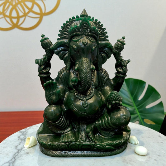 Green Aventurine Ganesha