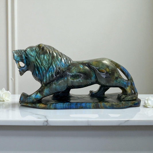 Labrodorite Lion