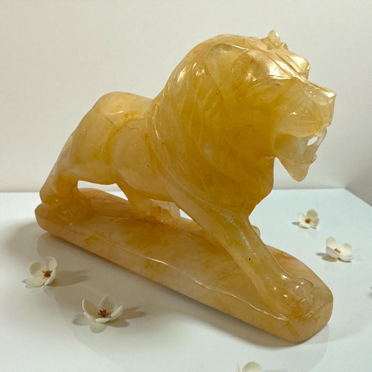 Yellow Aventurine Lion