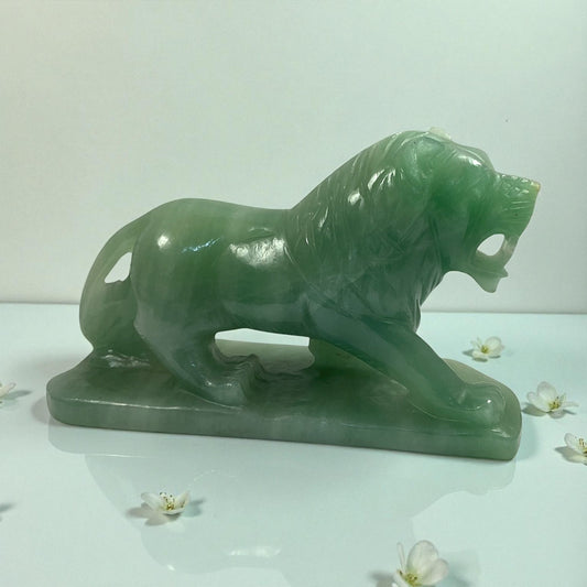 Green Aventurine Lion